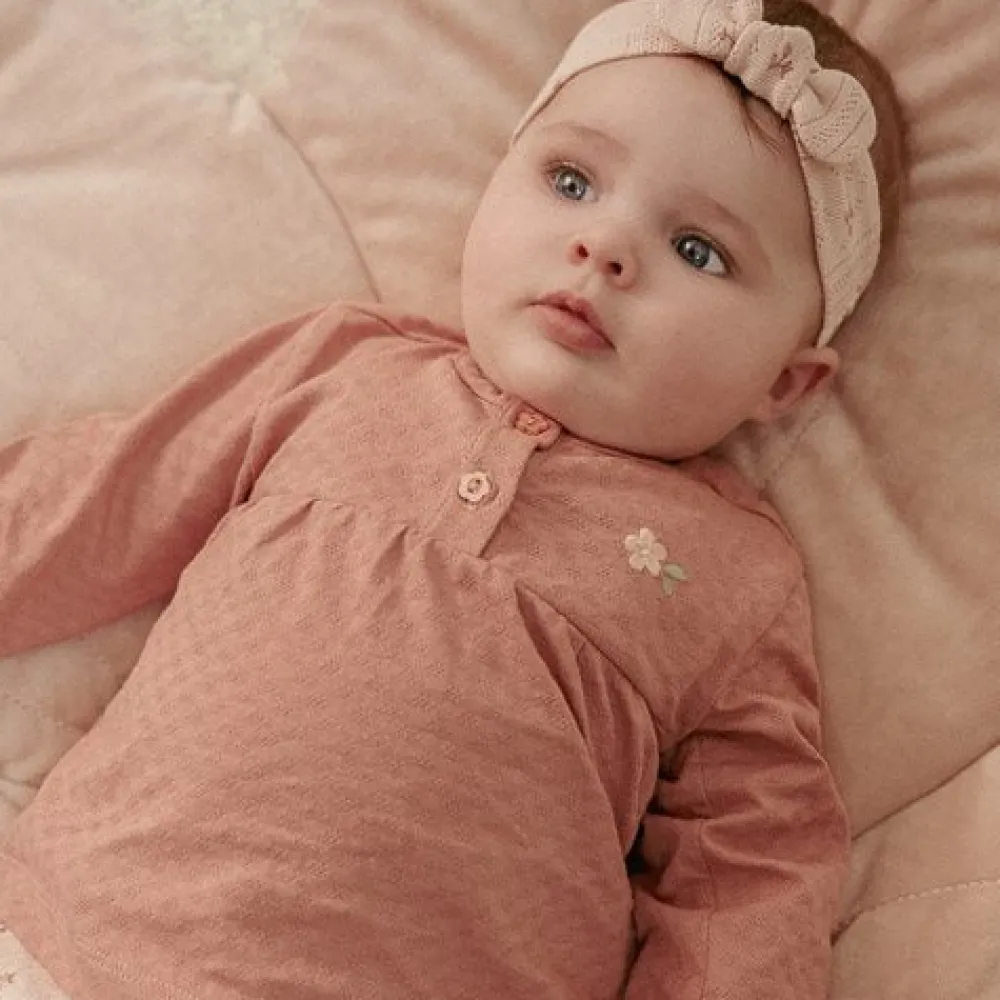 Little Dutch Shirt lange mouw - Roze - Fairy Garden