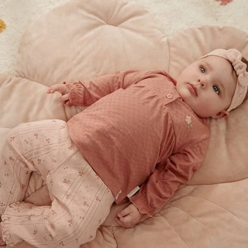 Little Dutch Shirt lange mouw - Roze - Fairy Garden