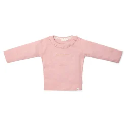 Little Dutch Shirt lange mouw - Ruches - Roze - Fairy Garden