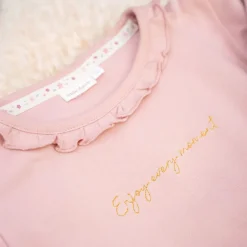 Little Dutch Shirt lange mouw - Ruches - Roze - Fairy Garden