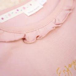 Little Dutch Shirt lange mouw - Ruches - Roze - Fairy Garden