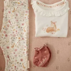 Little Dutch Shirt lange mouw - Ruches - Wit - Fairy Garden