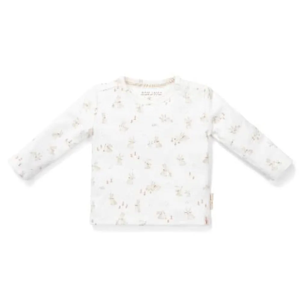 Little Dutch Shirt lange mouw - Wit - Newborn Naturals - Baby Bunny