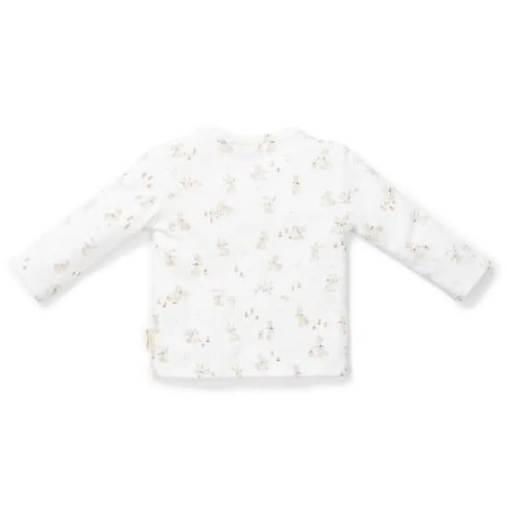 Little Dutch Shirt lange mouw - Wit - Newborn Naturals - Baby Bunny