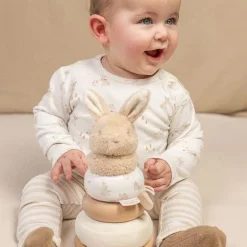Little Dutch Shirt lange mouw - Wit - Newborn Naturals - Baby Bunny