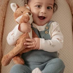 Little Dutch Shirt lange mouw - Zand - Forest Friends - All over print