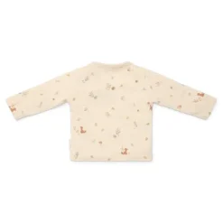 Little Dutch Shirt lange mouw - Zand - Forest Friends - All over print