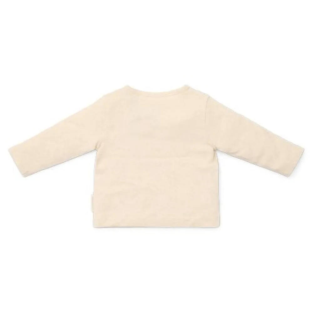 Little Dutch Shirt lange mouw - Zand - Forest Friends - Vosje