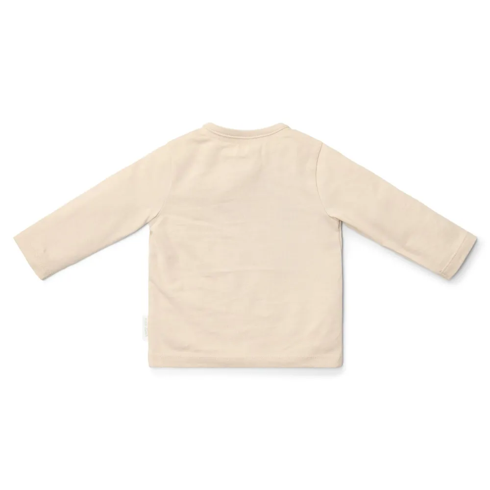 Little Dutch Shirt lange mouw - Zand - Newborn Naturals - Little Goose