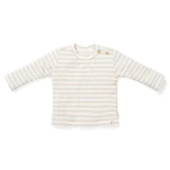 Little Dutch Shirt lange mouw - Zand - Newborn Naturals
