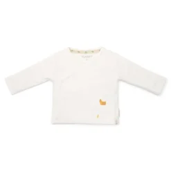 Little Dutch Shirt overslag lange mouw - Wit - Little Farm - Opdruk