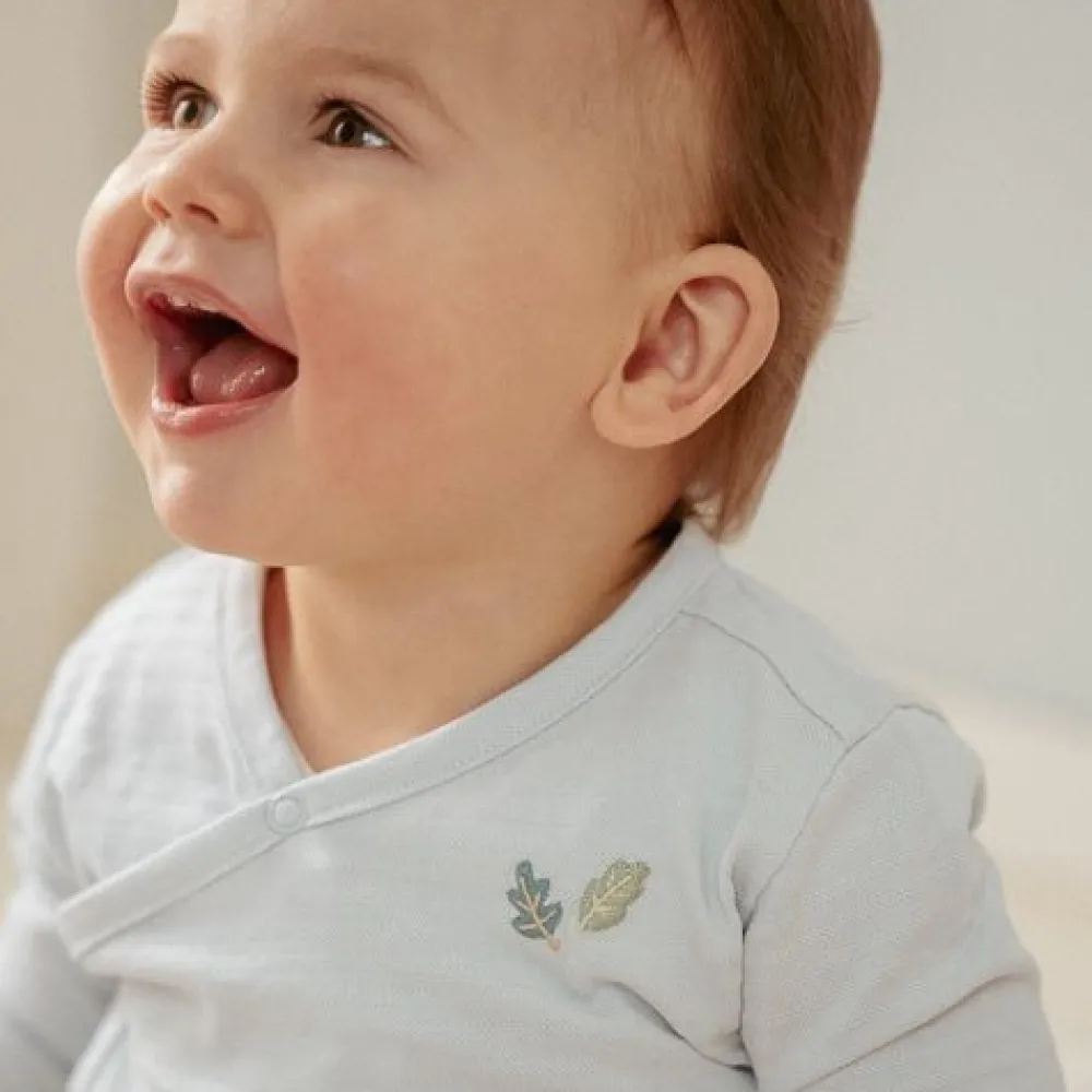 Little Dutch Shirt overslag lange mouw - Blauw - Forest Friends