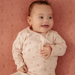 Little Dutch Shirt overslag lange mouw - Roze - Fairy Garden - Fairy Flowers