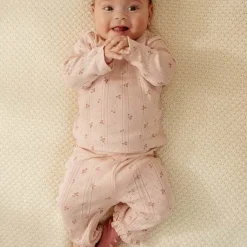 Little Dutch Shirt overslag lange mouw - Roze - Fairy Garden - Fairy Flowers