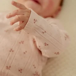 Little Dutch Shirt overslag lange mouw - Roze - Fairy Garden - Fairy Flowers