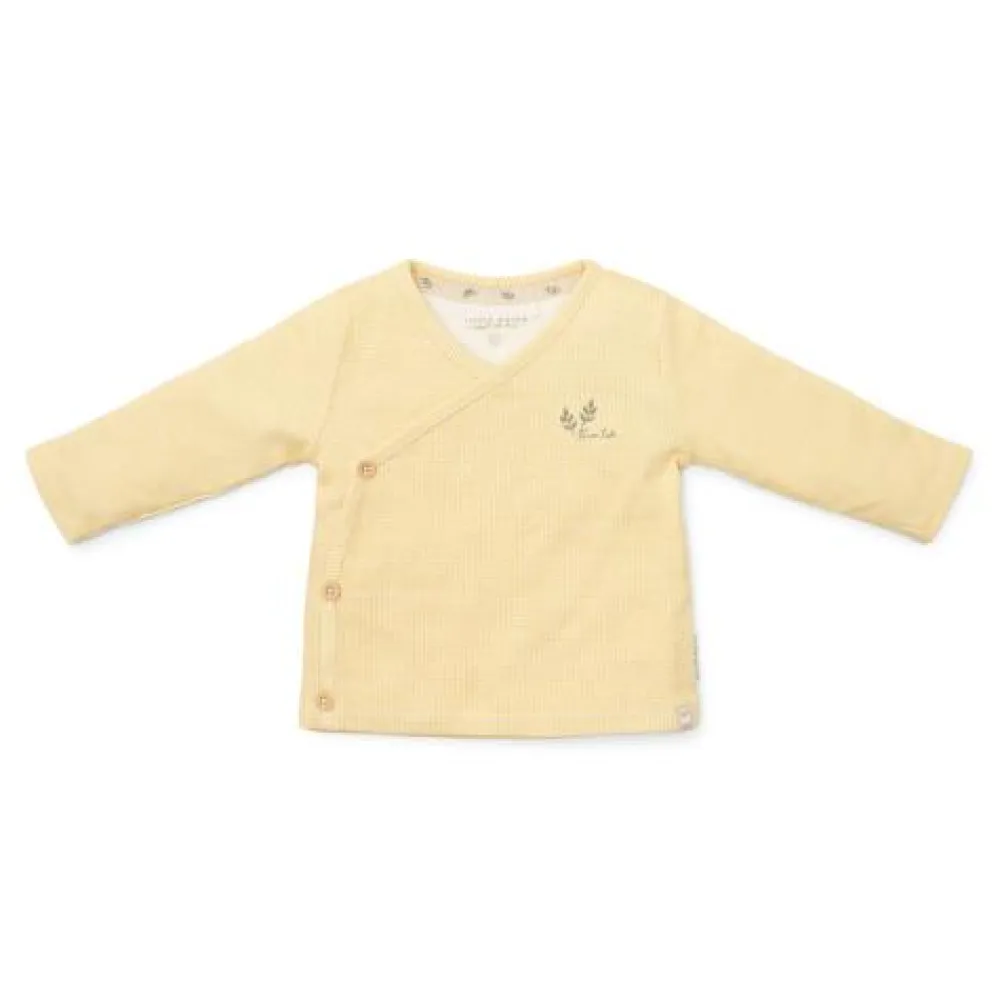 Little Dutch Shirt overslag lange mouw - Geel - Little Farm
