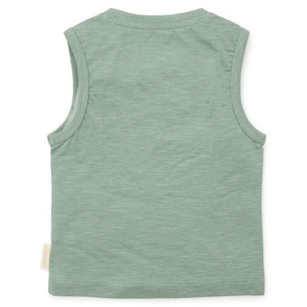 Little Dutch Singlet - Groen - Forest Friends
