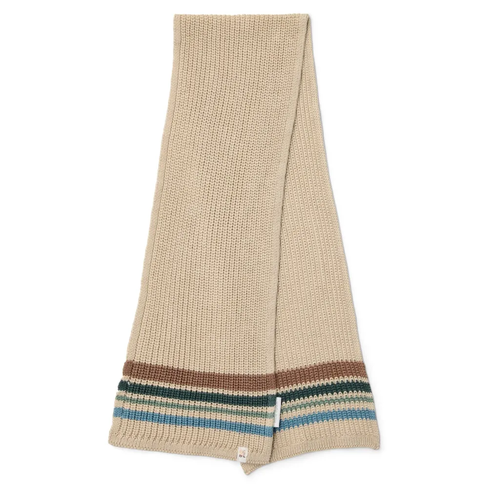 Little Dutch Sjaal - Bruin - Maat one size - Forest Friends - Stripe