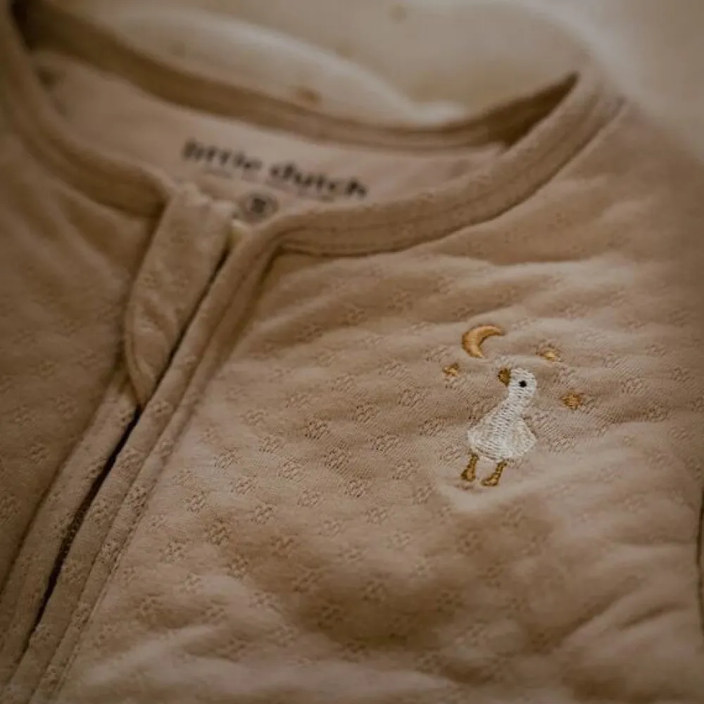 Little Dutch Slaapzak winter – Beige – Maat 90 cm – Newborn Naturals – Little Goose