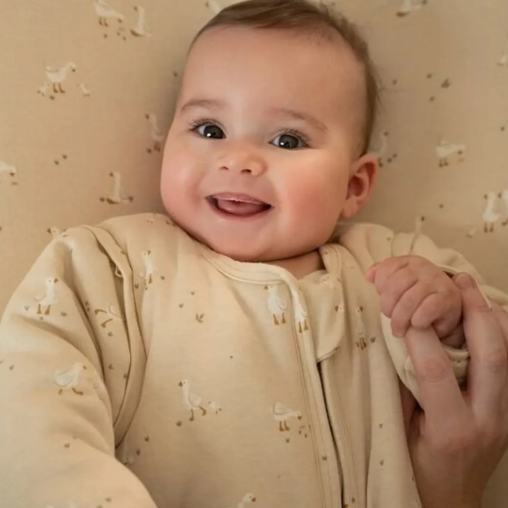 Little Dutch Slaapzak winter – Beige – Maat 60 cm – Newborn Naturals – Little Goose