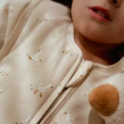 Little Dutch Slaapzak winter – Beige – Maat 90 cm – Newborn Naturals – Little Goose