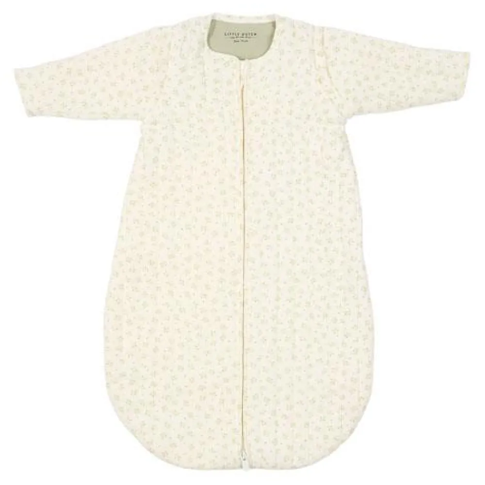 Little Dutch Slaapzak winter 110 cm - Groen - Maat 110 cm - Essentials - Blueberry Leaves