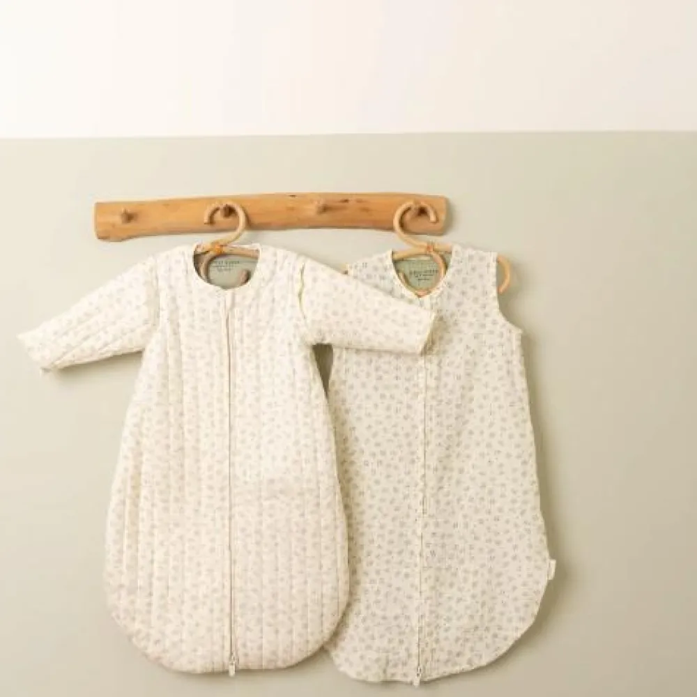 Little Dutch Slaapzak winter 90 cm - Groen - Maat 90 cm - Essentials - Blueberry Leaves