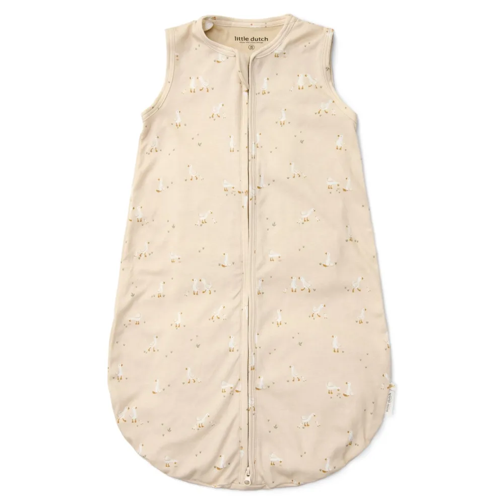 Little Dutch Slaapzak zomer – Beige – Maat 70 cm – Newborn Naturals – Little Goose