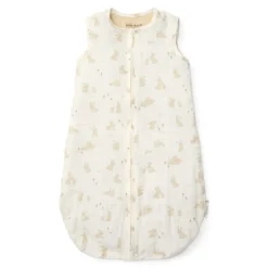 Little Dutch Slaapzak zomer – Wit – Maat 90 cm – Newborn Naturals – Baby Bunny