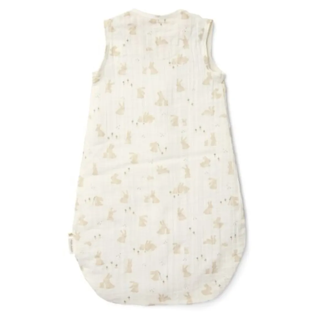 Little Dutch Slaapzak zomer – Wit – Maat 70 cm – Newborn Naturals – Baby Bunny