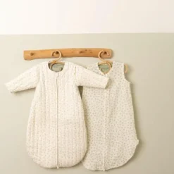 Little Dutch Slaapzak zomer hydrofiel 90 cm - Groen - Maat 90 cm - Essentials - Blueberry Leaves