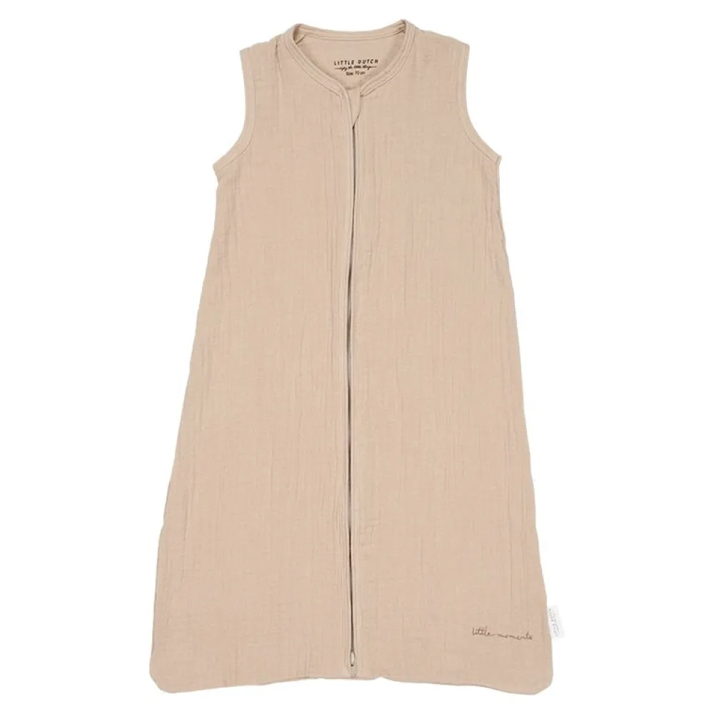 Little Dutch Slaapzak zomer hydrofiel 70 cm Beige