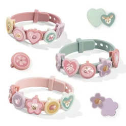 Little Dutch Slide Charm Bracelets - Roze - Fairy Garden