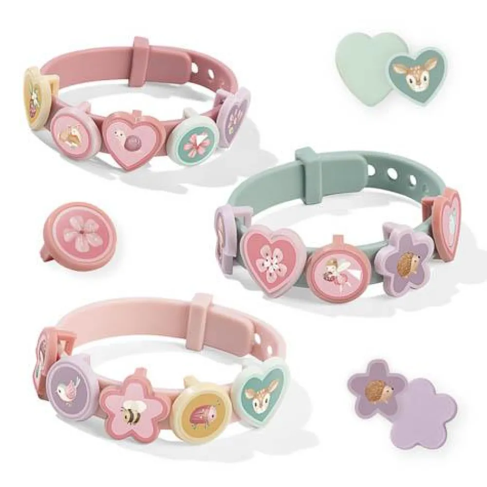 Little Dutch Slide Charm Bracelets - Roze - Fairy Garden