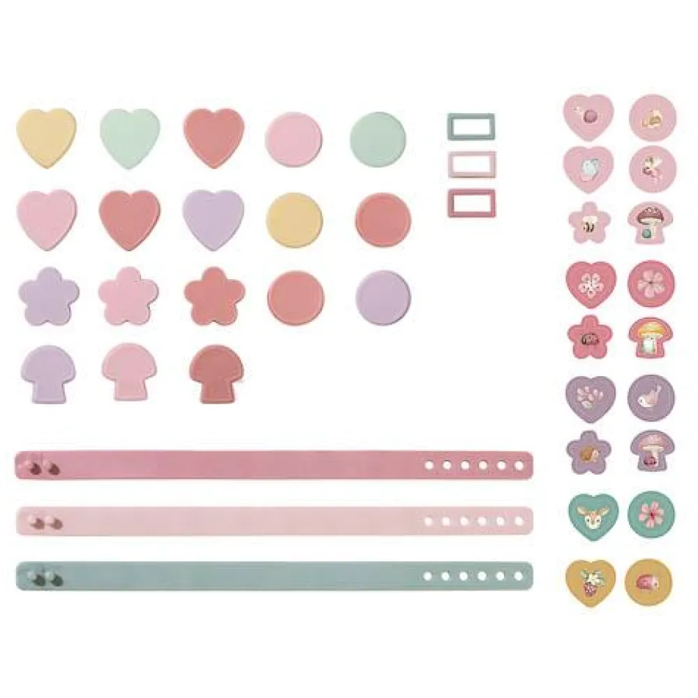 Little Dutch Slide Charm Bracelets - Roze - Fairy Garden