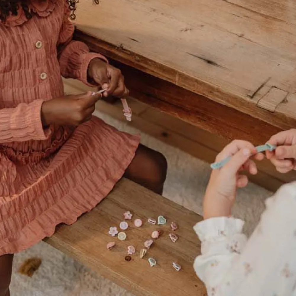 Little Dutch Slide Charm Bracelets - Roze - Fairy Garden