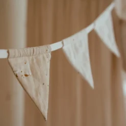 Little Dutch Slinger met vlaggetjes - Beige - Newborn Naturals - Little Goose