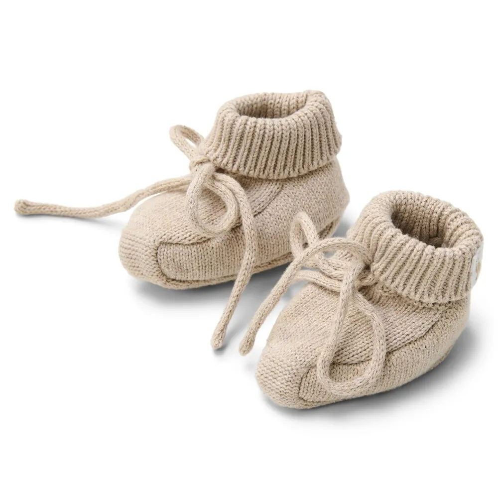 Little Dutch Slofjes - Beige - Newborn Naturals