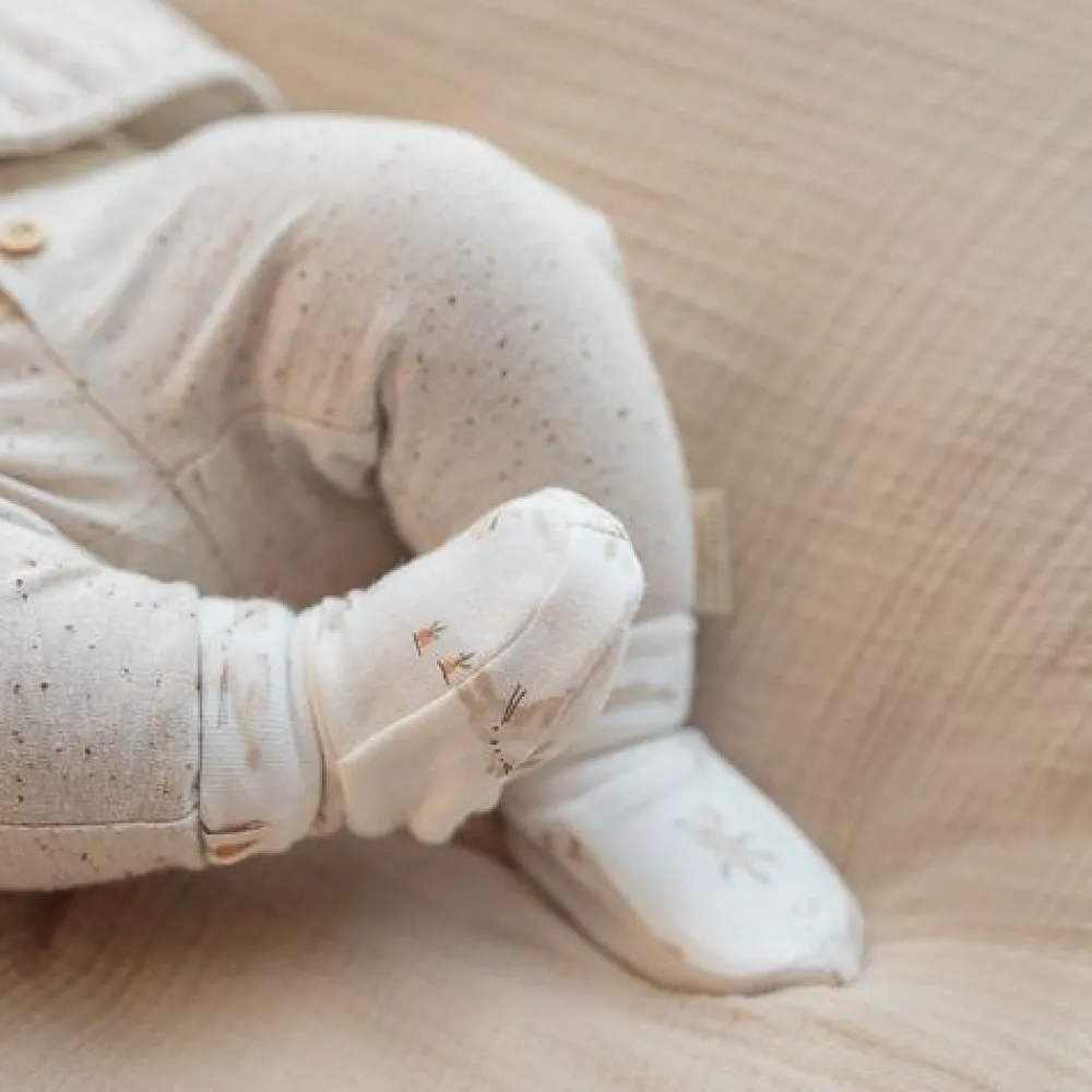 Little Dutch Slofjes - Wit - Newborn Naturals - Baby Bunny