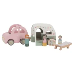 Little Dutch Speelgoed auto met caravan - Meerkleurig - Essentials