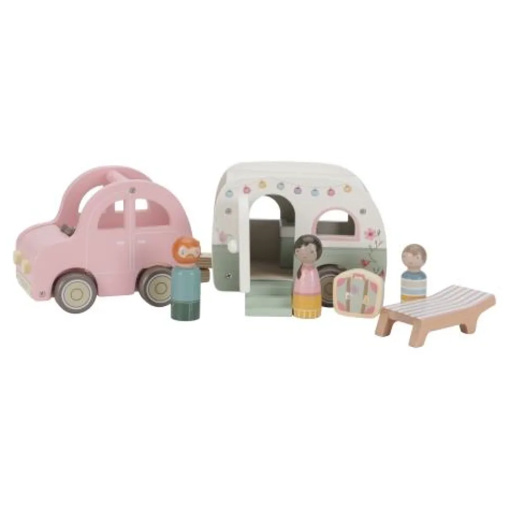 Little Dutch Speelgoed auto met caravan - Meerkleurig - Essentials