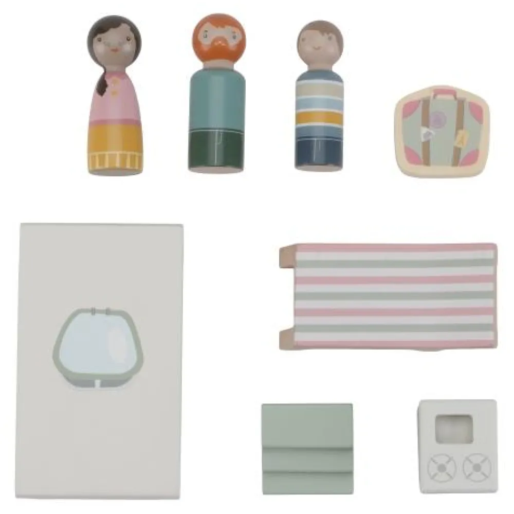 Little Dutch Speelgoed auto met caravan - Meerkleurig - Essentials