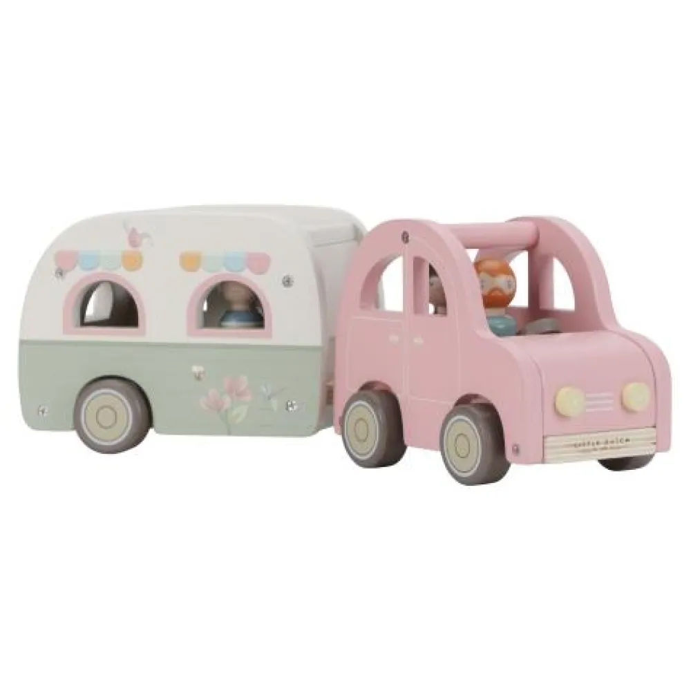 Little Dutch Speelgoed auto met caravan - Meerkleurig - Essentials