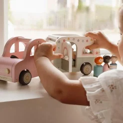 Little Dutch Speelgoed auto met caravan - Meerkleurig - Essentials