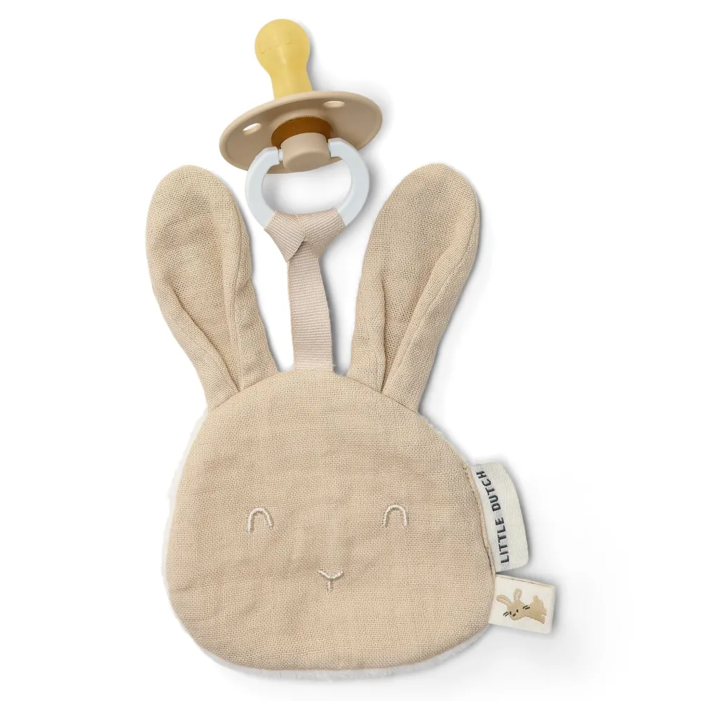 Little Dutch Speendoekje - Beige - Newborn Naturals - Baby Bunny