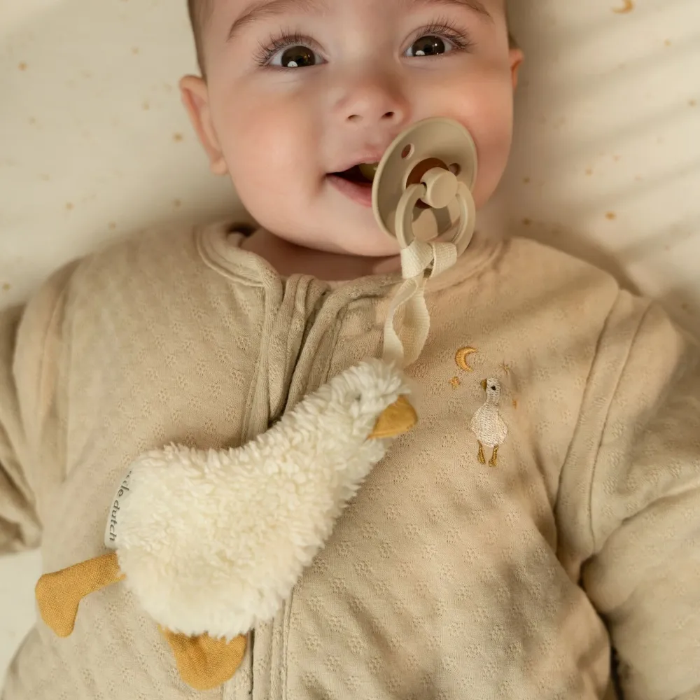 Little Dutch Speendoekje - Wit - Newborn Naturals - Little Goose