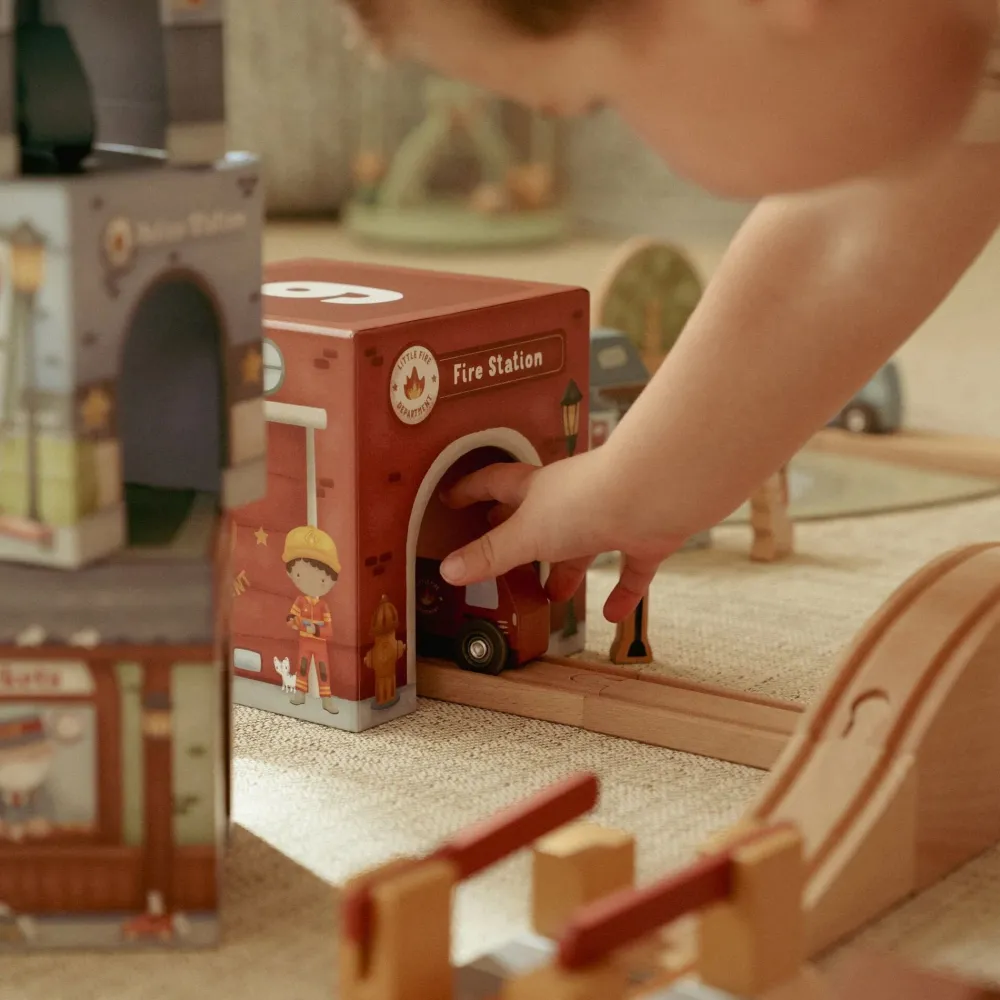 Little Dutch Stapelblokken met auto's – Meerkleurig – Essentials