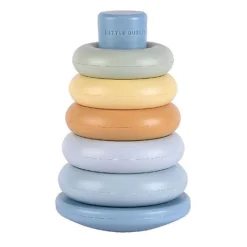 Little Dutch Stapelringen Blauw kunststof