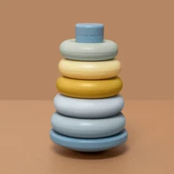 Little Dutch Stapelringen Blauw kunststof