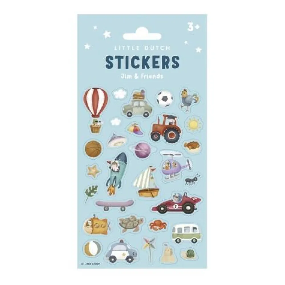 Little Dutch Stickervel Jim & Friends